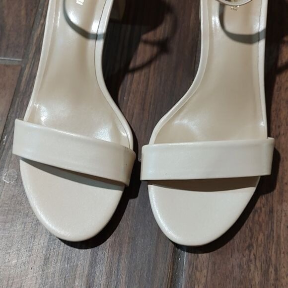 NIB Pizz Annu 8.5 Luckyy tan block heel sandal strappy - Picture 3 of 7